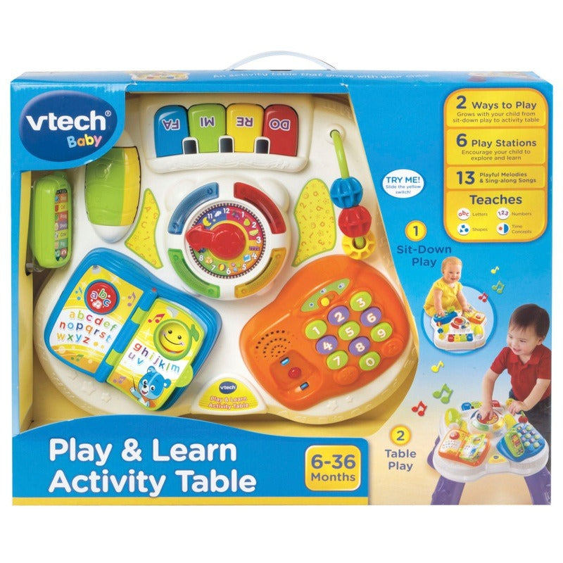 VTech Baby Play & Learn Activity Table – Interactive Learning Table for Babies & Toddlers