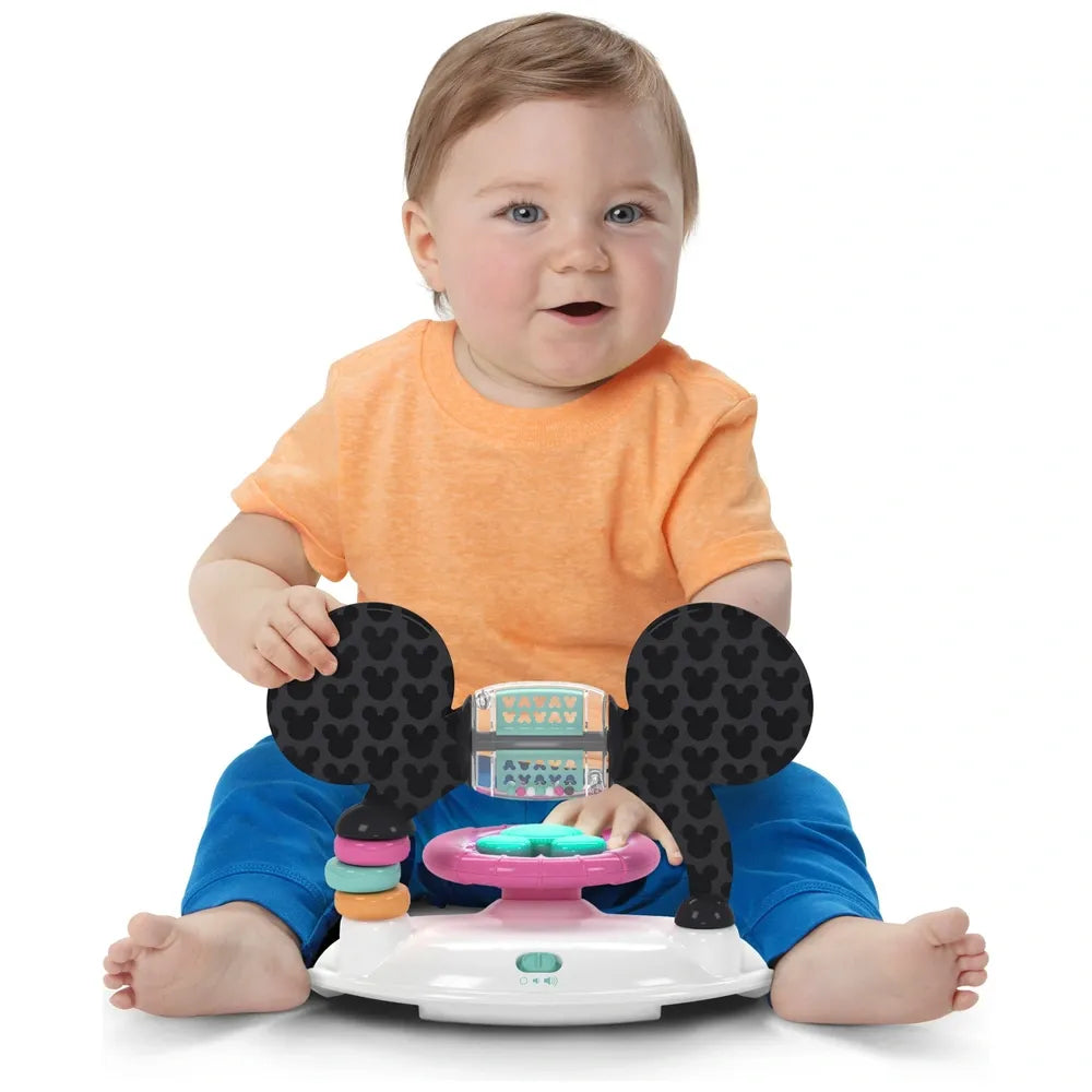 Bright Starts Disney Baby Minnie Mouse Walker – Interactive First Steps Walker for Babies