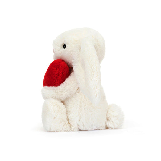 Jellycat Bashful Red Love Heart Bunny Plush Toy – A Hug Full of Love Soft Teddy