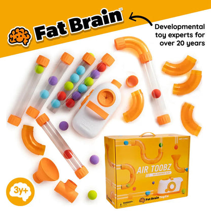 Fat Brain Toys Air Toobz – Interactive STEM Air-Powered Tube Play Set for Kids