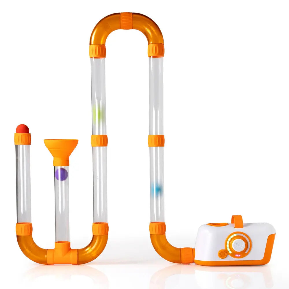 Fat Brain Toys Air Toobz – Interactive STEM Air-Powered Tube Play Set for Kids