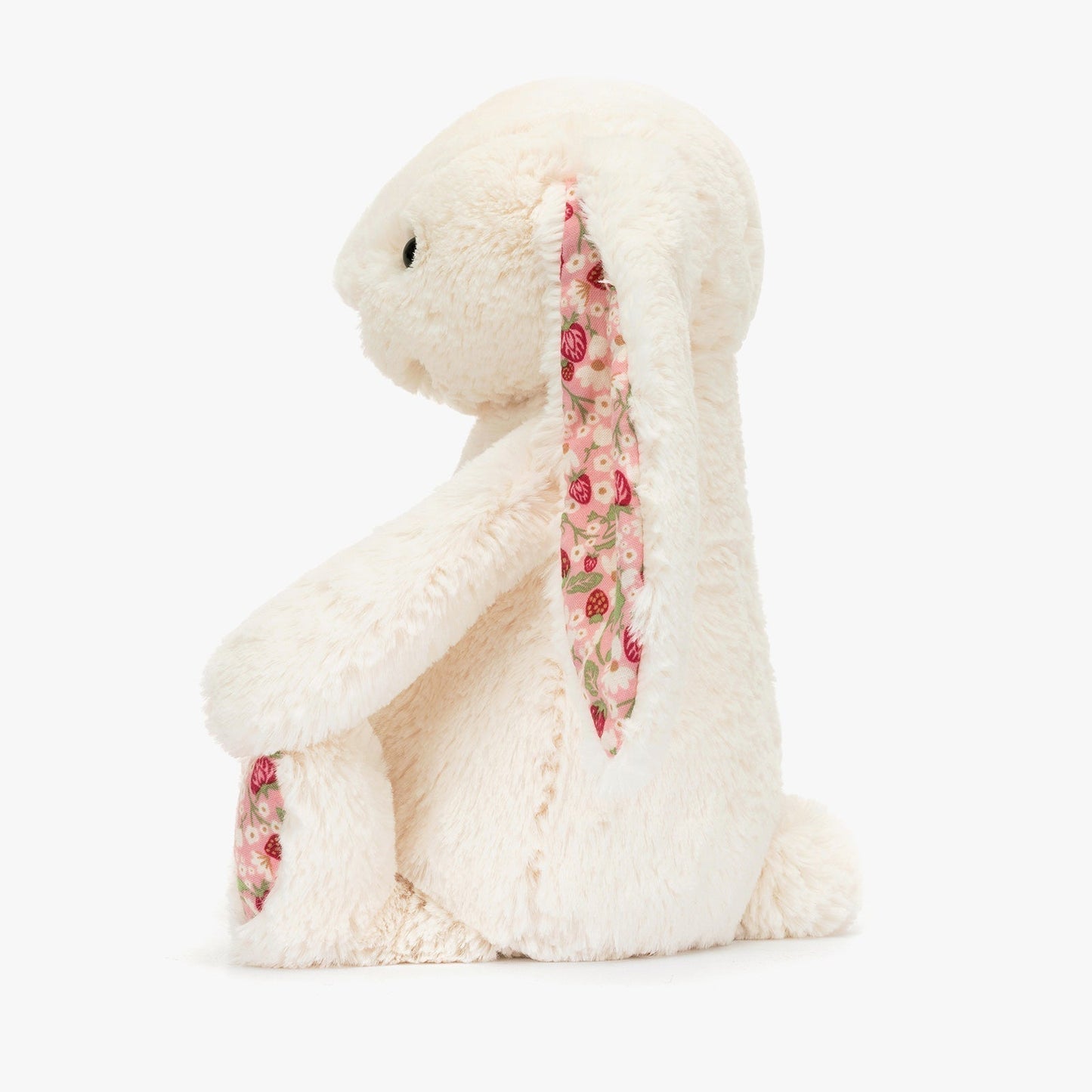 Jellycat Blossom Cream Bunny Berry Original Plush Toy – Soft Floral Bunny Teddy