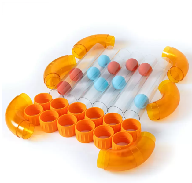 Fat Brain Toys Air Toobz Expansion Pack – STEM Air-Powered Tube Extension Set for Kids