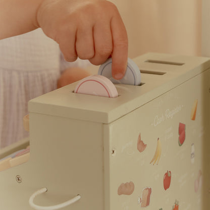 Little Dutch Cash Register New – Wooden Pretend Play Shop & Till Toy for Kids