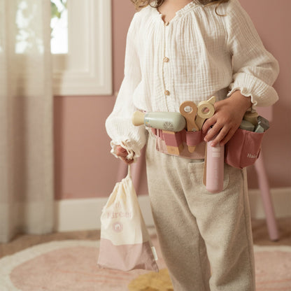 Little Dutch Hairdresser Set New – Wooden Pretend Play Salon Toy for Kids