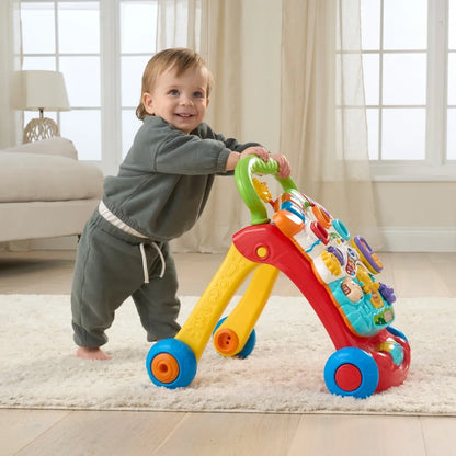 VTech Red First Steps Walker for Babies – Interactive Baby Learning & Walking Aid