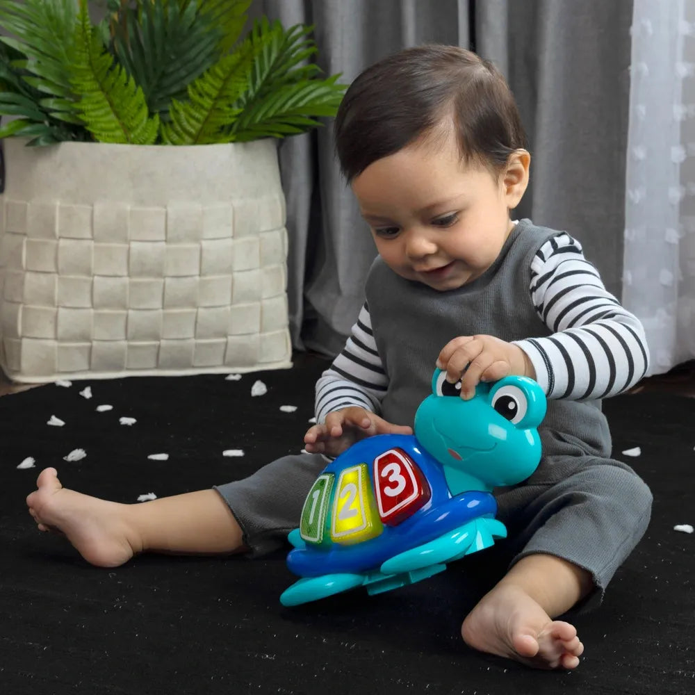 Baby Einstein 2-in-1 Ocean-Themed Activity Jumper for Babies – Musical & Sensory Learning Jumper