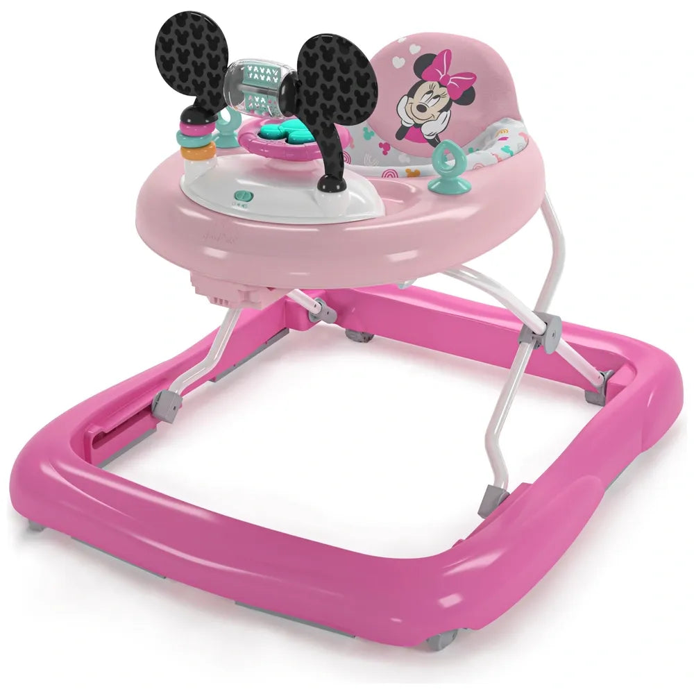 Bright Starts Disney Baby Minnie Mouse Walker – Interactive First Steps Walker for Babies