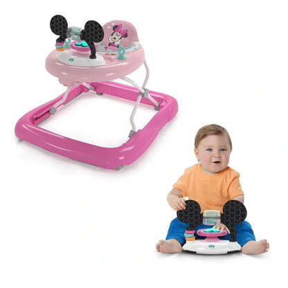 Bright Starts Disney Baby Minnie Mouse Walker – Interactive First Steps Walker for Babies