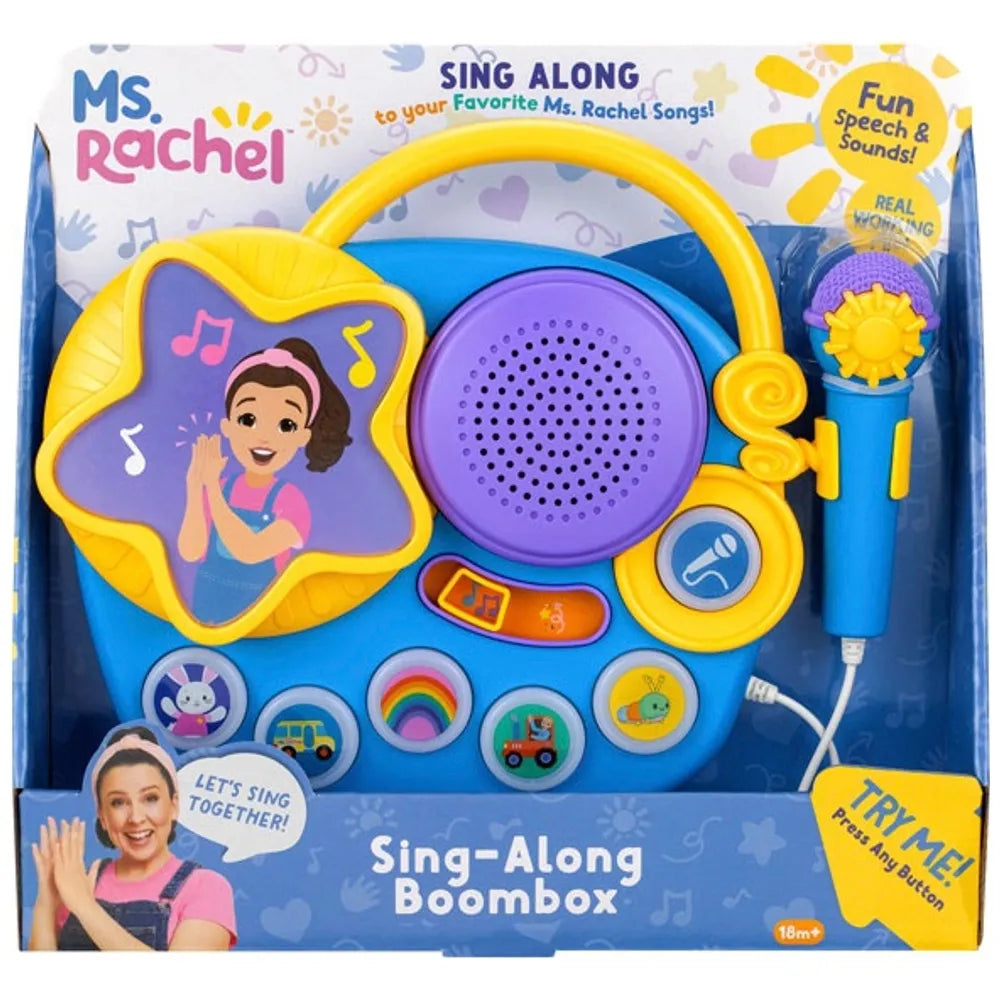Ms. Rachel Sing-Along Boombox – Musical Learning Speaker for Toddlers & Preschoolers