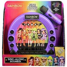 Rainbow High Portable Sing-A-Long Speaker – Kids Karaoke Music Speaker with Microphone