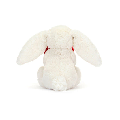 Jellycat Bashful Red Love Heart Bunny Plush Toy – A Hug Full of Love Soft Teddy