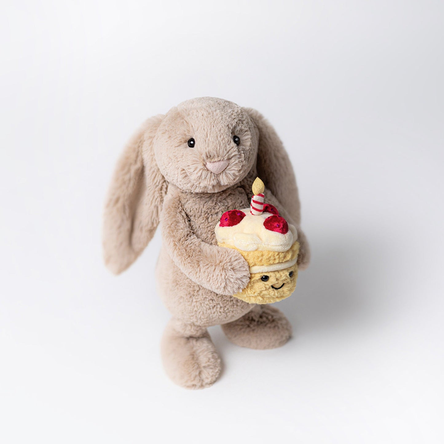Jellycat Bashful Beige Bunny Birthday Edition Plush Toy – Special Birthday Teddy Bunny