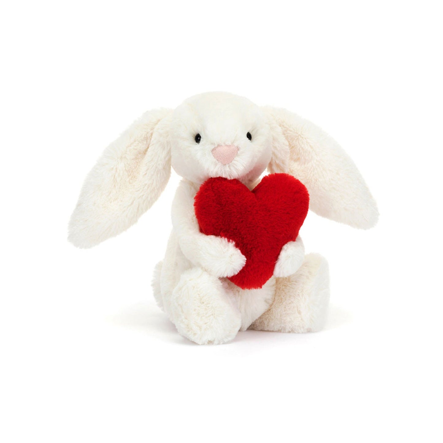 Jellycat Bashful Red Love Heart Bunny Plush Toy – A Hug Full of Love Soft Teddy