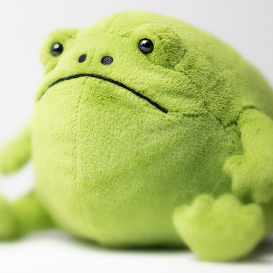 Jellycat Ricky Rain Frog Plush Toy – The Lovable Little Grump Soft Cuddly Frog