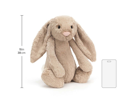 Jellycat Bashful Beige Bunny Plush Toy – The Timeless Cuddle Companion Soft Teddy