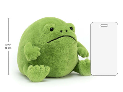 Jellycat Ricky Rain Frog Plush Toy – The Lovable Little Grump Soft Cuddly Frog