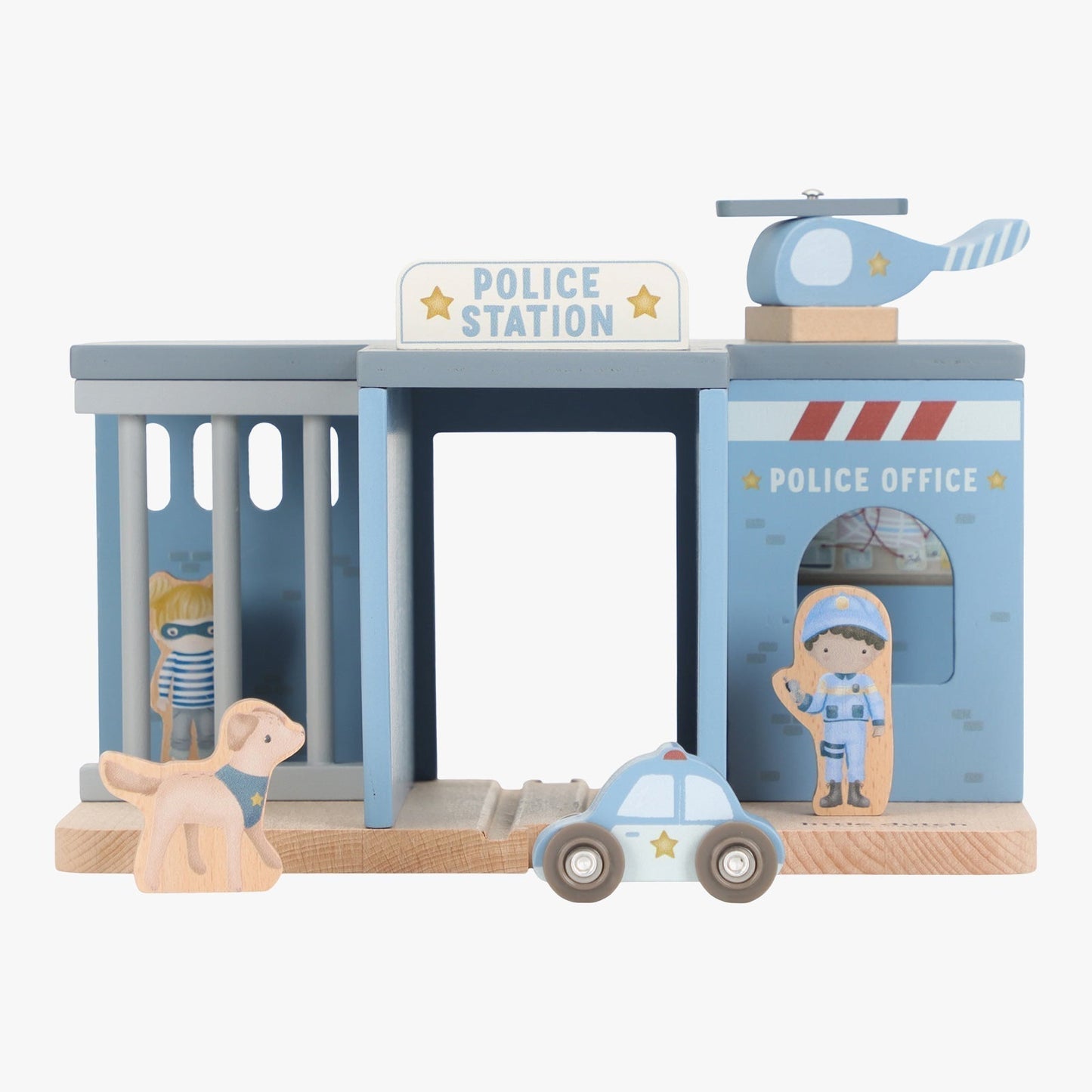 Little Dutch Police Station – Wooden Pretend Play Police Set for Kids